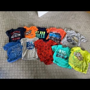 Ten boys shirts